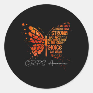 Adesivo Borboleta de CRPS Sensibilização do CRPS