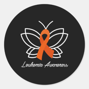 Adesivo Borboleta de Fita Aml Leucemia Sensibilização