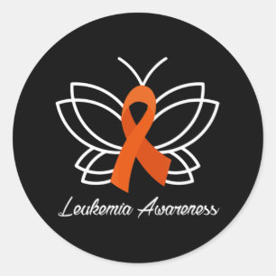 Adesivo Borboleta de Fita Aml Leucemia Sensibilização
