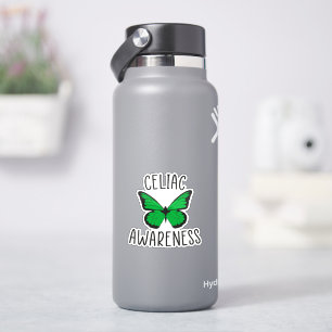 Adesivo Borboleta de Sensibilização Celiônica, Faixa Verde