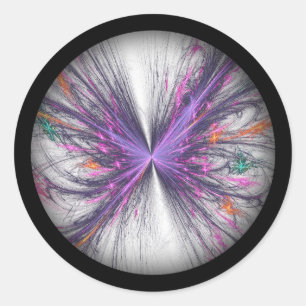 Adesivo Borboleta elegante Fractal