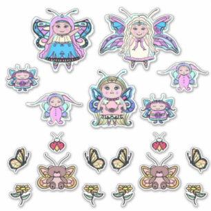 Adesivo Borboleta fada pequena definida por Renee lavoie