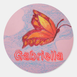 Adesivo borboleta, Gabriella sticker