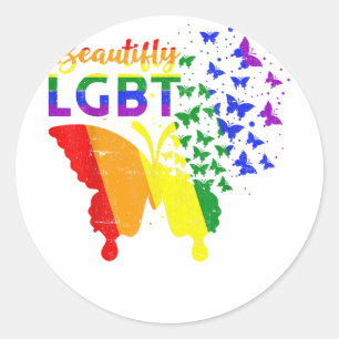 Adesivo Borboleta LGBT