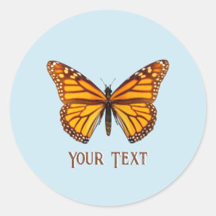 Adesivo Borboleta Monarca Personalizada