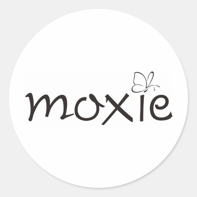 Adesivo Borboleta moxie (Frente)
