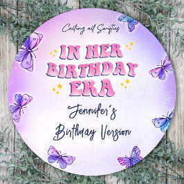 Adesivo Borboleta Na Festa Da Era De Aniversário