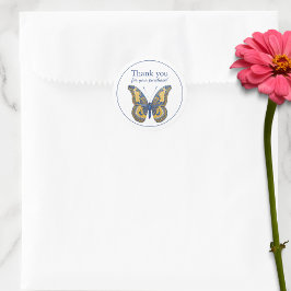 Adesivo Borboleta Obrigado pela sua compra