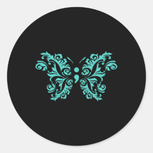Adesivo Borboleta Semicolon Prevenção de Consciência Suici