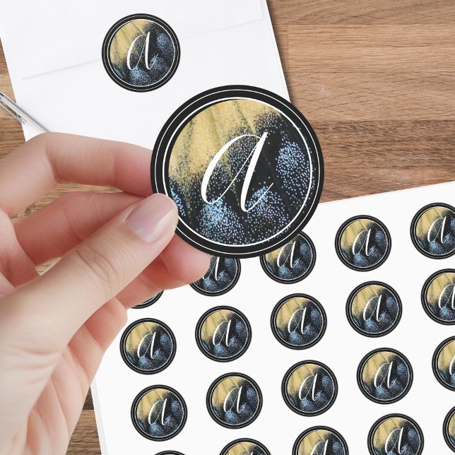 Adesivo Borboleta Simples Wing Yellow e Blue (Criador carregado)