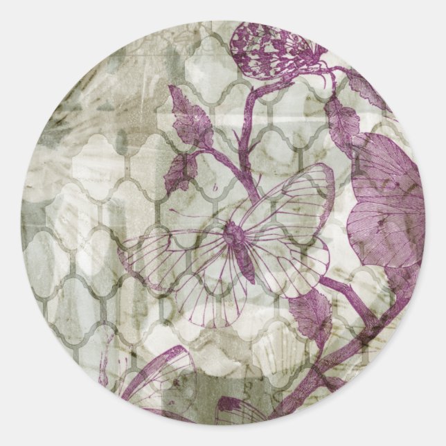 Adesivo Borboletas árabes IV (Frente)