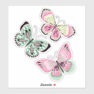 Adesivo Borboletas doces de verão