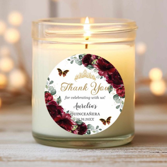 Adesivo Borboletas Florais de Borboleta Princesa Dourada (Criador carregado)