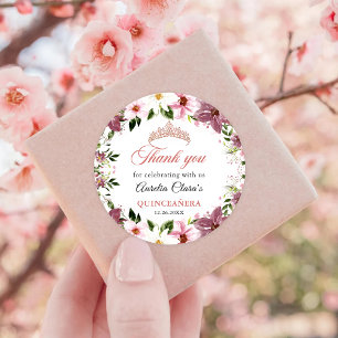 Adesivo Borboletas Florais Elegantes Quinceañera