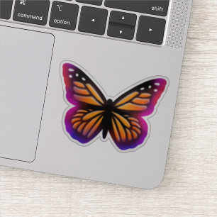 Adesivo Borboletas monarcas   picada de borboletas rosa p