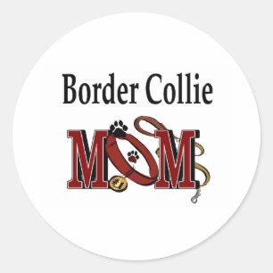 Adesivo Borda Collie Dog MOM