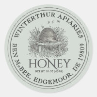 Borda Pontilhada do Rótulo do Carro (Vintage Skep)