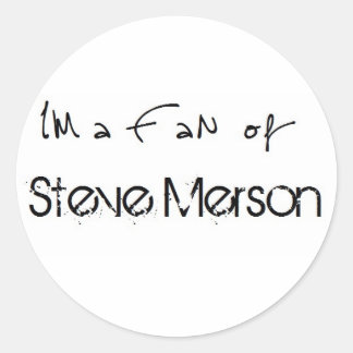 Adesivo Bordador: I'm a fã of Steve Merson