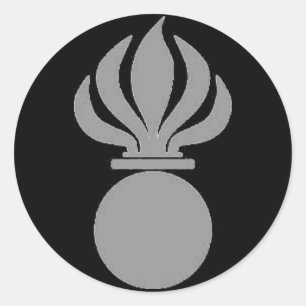 Adesivo Bordador Panzergrenadier bomba (cinzento)