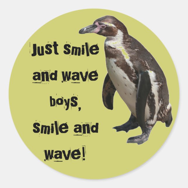 Adesivo Bordador pinguim 01 (Frente)