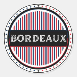 Adesivo Bordeaux City Pride Emblem – French Identity