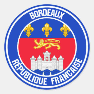 Adesivo Bordeaux Round Emblem