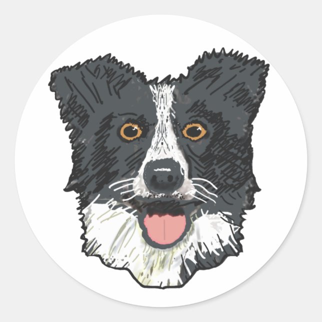 Adesivo Border Collie (Frente)