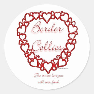 Adesivo Border Collie True Love - Sticker