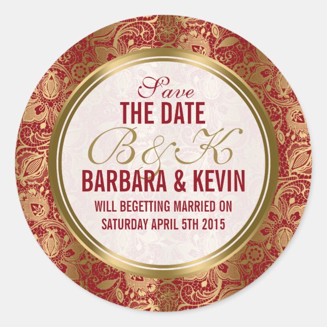 Adesivo Borgonha Elegante e Dourados Damáscaras Florais (Frente)