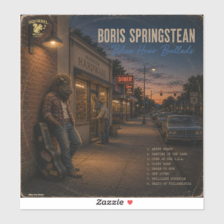 Adesivo Boris Springstean: uma Paródia