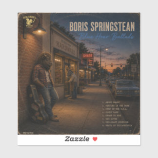 Adesivo Boris Springstean: uma Paródia