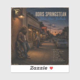 Adesivo Boris Springstean: uma Paródia