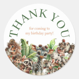 Adesivo Born Two Be Wild Safari Birthday