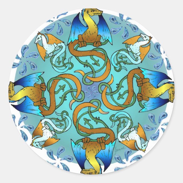 Adesivo Bornholm Blues Sticker (Frente)