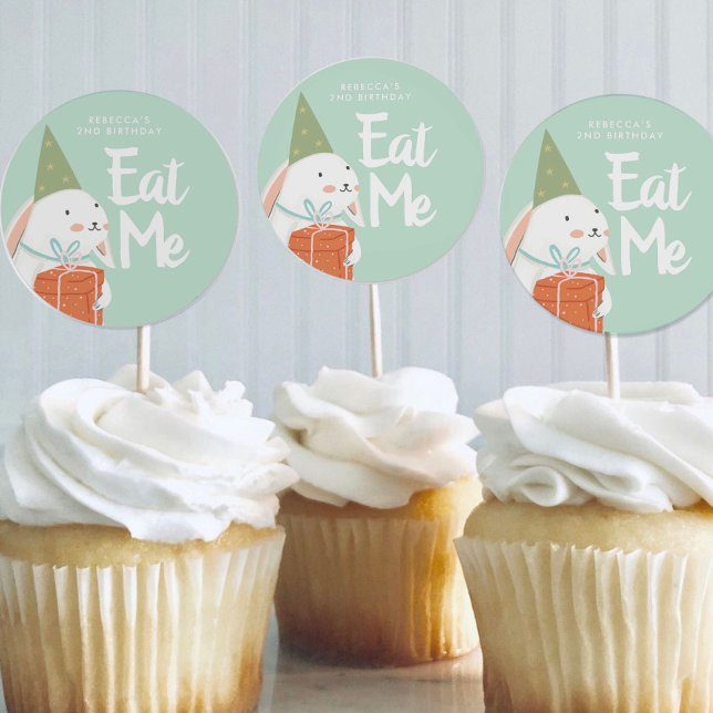 Adesivo Borninho Branco Bonny Aniversário Bonito Vestidos (Criador carregado)