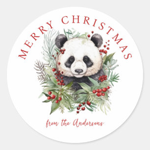 Adesivo Borracha de Panda Cuta Borrar Botânica de Natal Ru