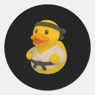Adesivo Borracha Pato Karate Duckman Homens Mulheres Crian