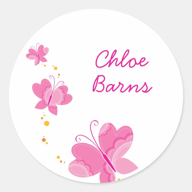 Adesivo BORRACHAS FLUTTERBY: séries de três 1 (Frente)