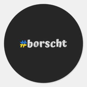 Adesivo Borsch Ucraniano Engraçado Comida Tradicional Ucrâ