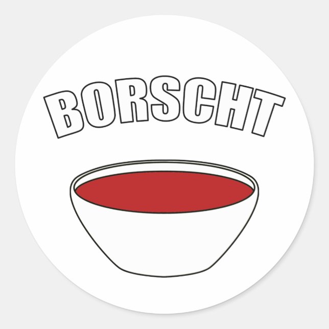 Adesivo Borscht (Frente)