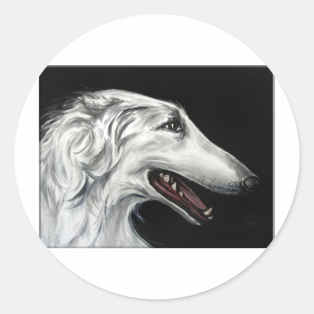 Adesivo borzoi (Frente)