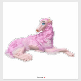 Adesivo Borzoi Die Cort Vinyl Sticker