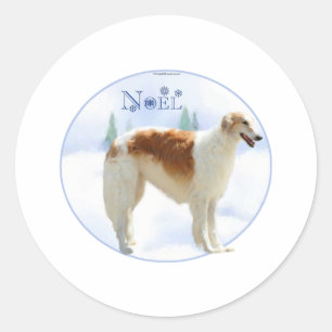 Adesivo Borzoi Noel