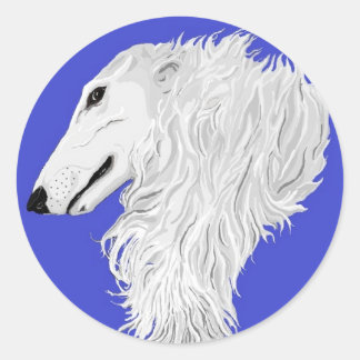 ADESIVO BORZOI STICKER
