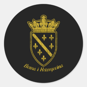 Adesivo Bósnia Bósnio Flag Bosna I Hercegovina Fã dos Balc
