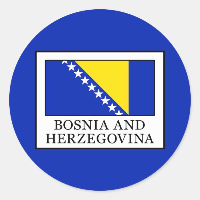 Adesivo Bósnia e Herzegovina (Frente)