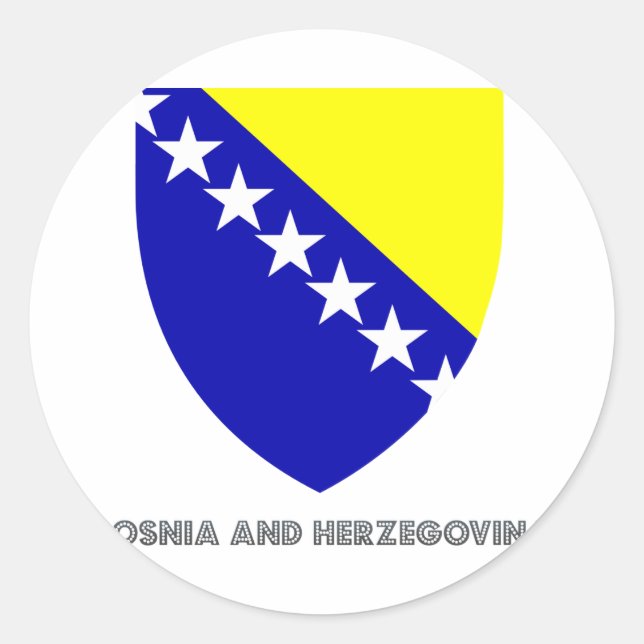 Adesivo Bósnio Emblem (Frente)