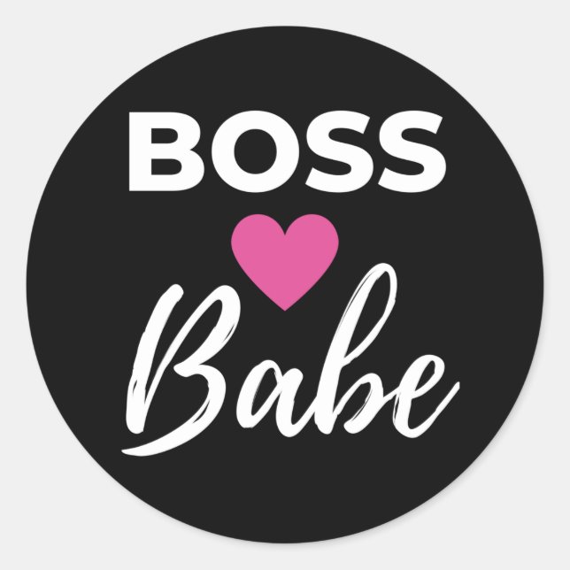 Adesivo Boss Babe (Frente)
