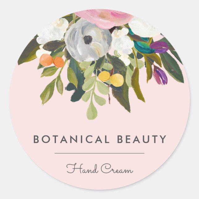 Adesivo Bosta Botânica Elegante Moderna Floral | Lâmpada (Frente)
