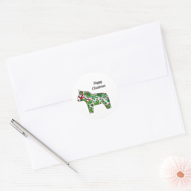 Adesivo Bosta de Natal Feliz (Envelope)